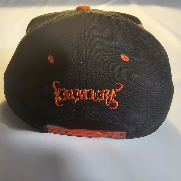 NWOT New Era Black and Orange Emmure Metalcore Snapback NOS - Picture 5 of 9